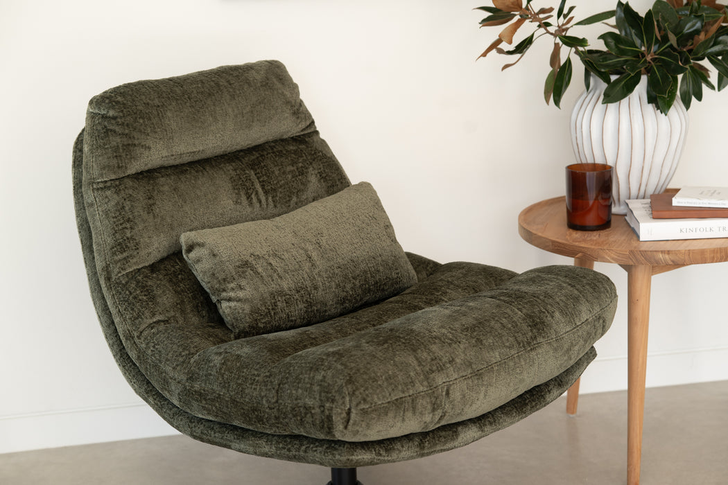 Liam Swivel Chair - Forest