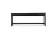 Lindsay Console Table 200cm - Black - Linen Black 200cm