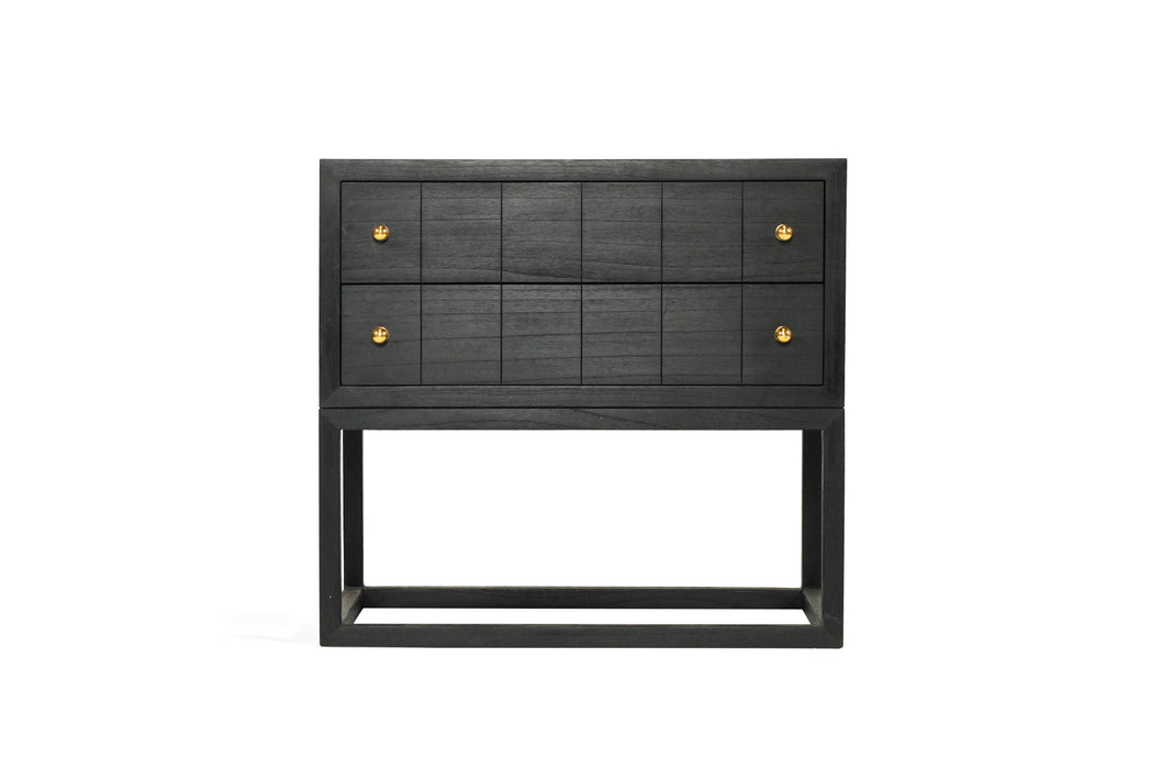 Lisbeth Bedside Table - Black