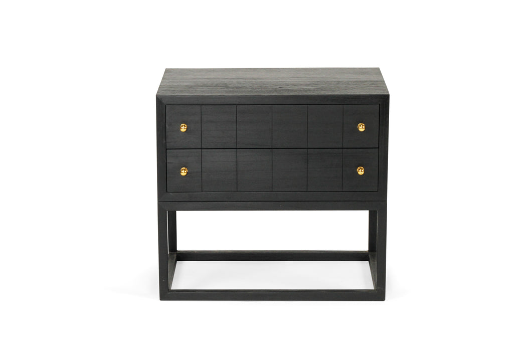 Lisbeth Bedside Table - Black