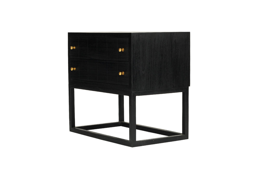 Lisbeth Bedside Table - Black