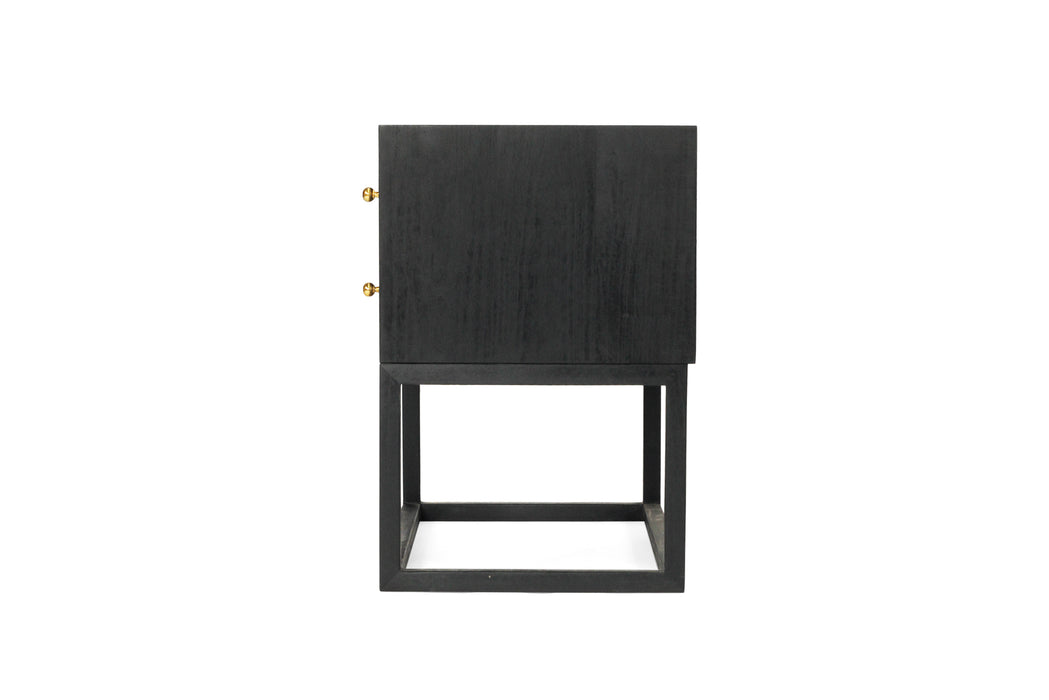 Lisbeth Bedside Table - Black