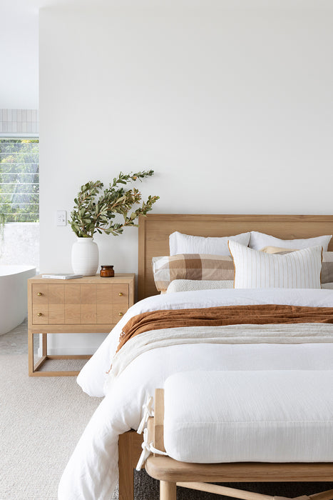 Coogee American Oak Bed Super King Size