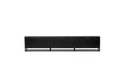 Lisette Entertainment Unit - Six Door - Black - Black 300cm