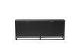 Lisette Four Door Sideboard - Black - Black 200cm