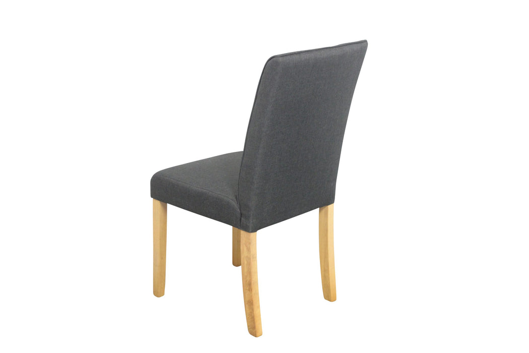 Lodge Chair Black Fabric Upholstery, Beech Legs
