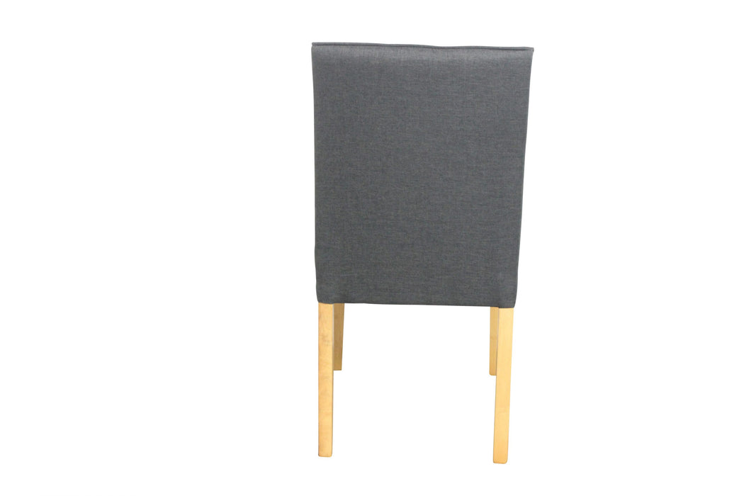 Lodge Chair Black Fabric Upholstery, Beech Legs