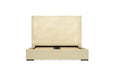 Lola Bed - Linen Weave Alabaster - King