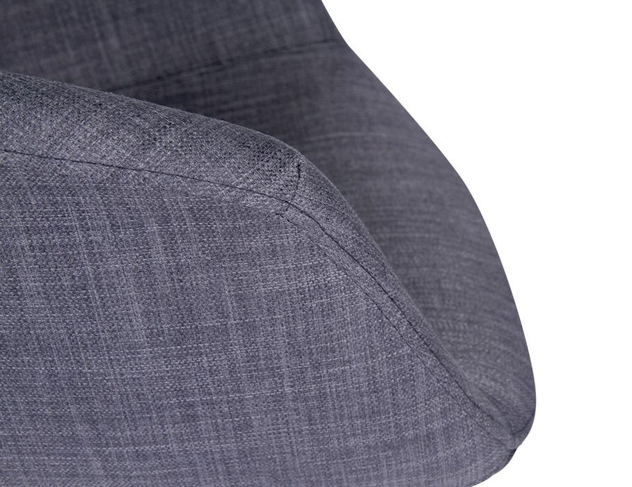 Lonsdale Armchair - Natural - Charcoal Fabric