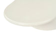 Lorenzo Organic Coffee Table - 100cm (Clover) - Ivory - Ivory 100cm