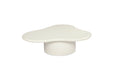 Lorenzo Organic Coffee Table - 100cm (Clover) - Ivory - Ivory 100cm