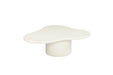 Lorenzo Organic Coffee Table - 120cm (Clover) - Ivory - Ivory 120cm