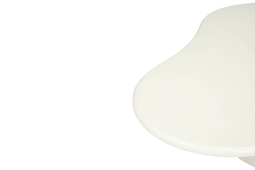 Lorenzo Organic Coffee Table - 120cm (Clover) - Ivory - Ivory 120cm