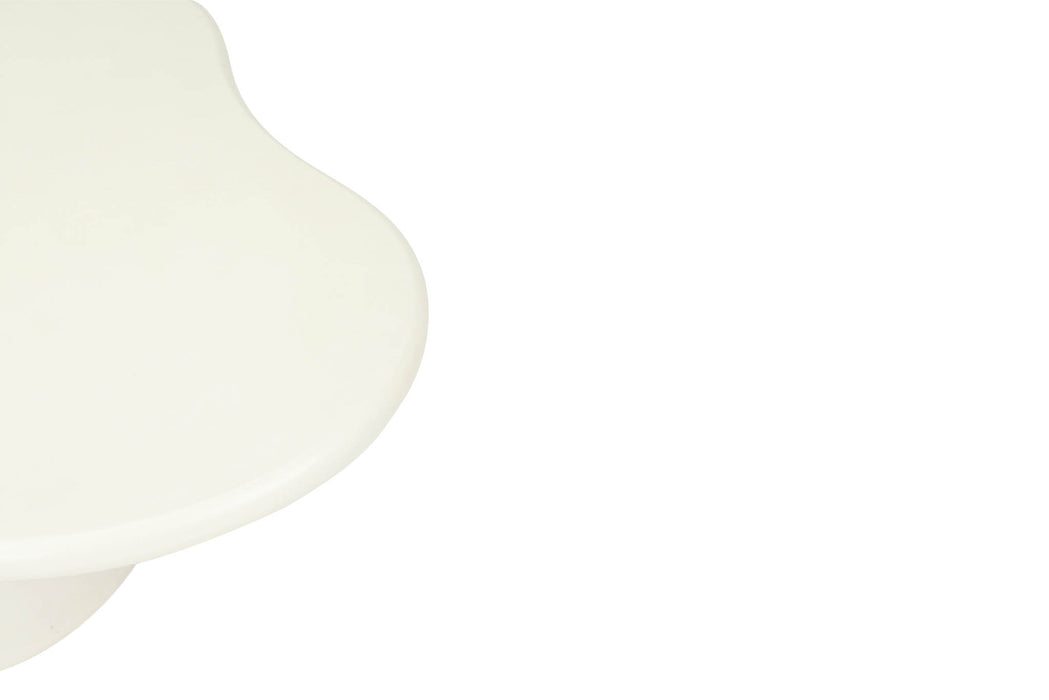 Lorenzo Organic Coffee Table - 120cm (Clover) - Ivory - Ivory 120cm