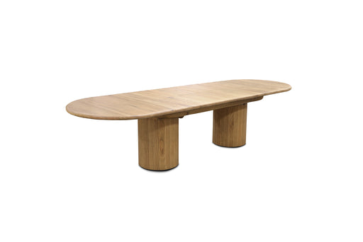 Lorenzo Oval Extension Dining Table - 210/310cm - Natural Oak - Dt Lor Ext Noak 210/310 Plank