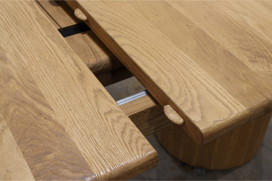Lorenzo Oval Extension Dining Table - 210/310cm - Natural Oak - Dt Lor Ext Noak 210/310 Plank
