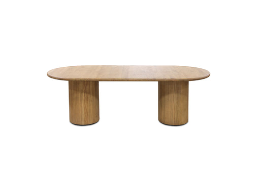 Lorenzo Oval Dining Table - 2.4m - Natural Oak - 240cm