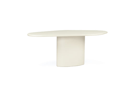 Lorenzo Organic Dining Table - 2m - Ivory - Ivory 200cm