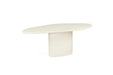 Lorenzo Organic Dining Table - 2m - Ivory - Ivory 200cm