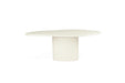 Lorenzo Organic Dining Table - 2m - Ivory - Ivory 200cm
