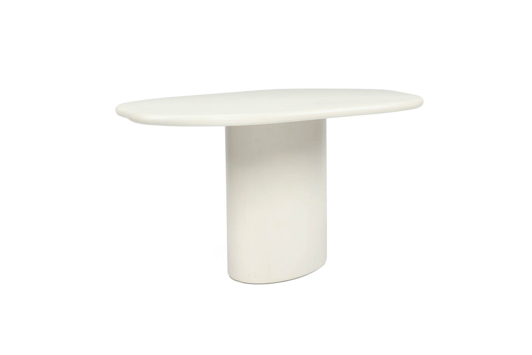 Lorenzo Organic Dining Table - 2.5m - Ivory - Ivory 250cm