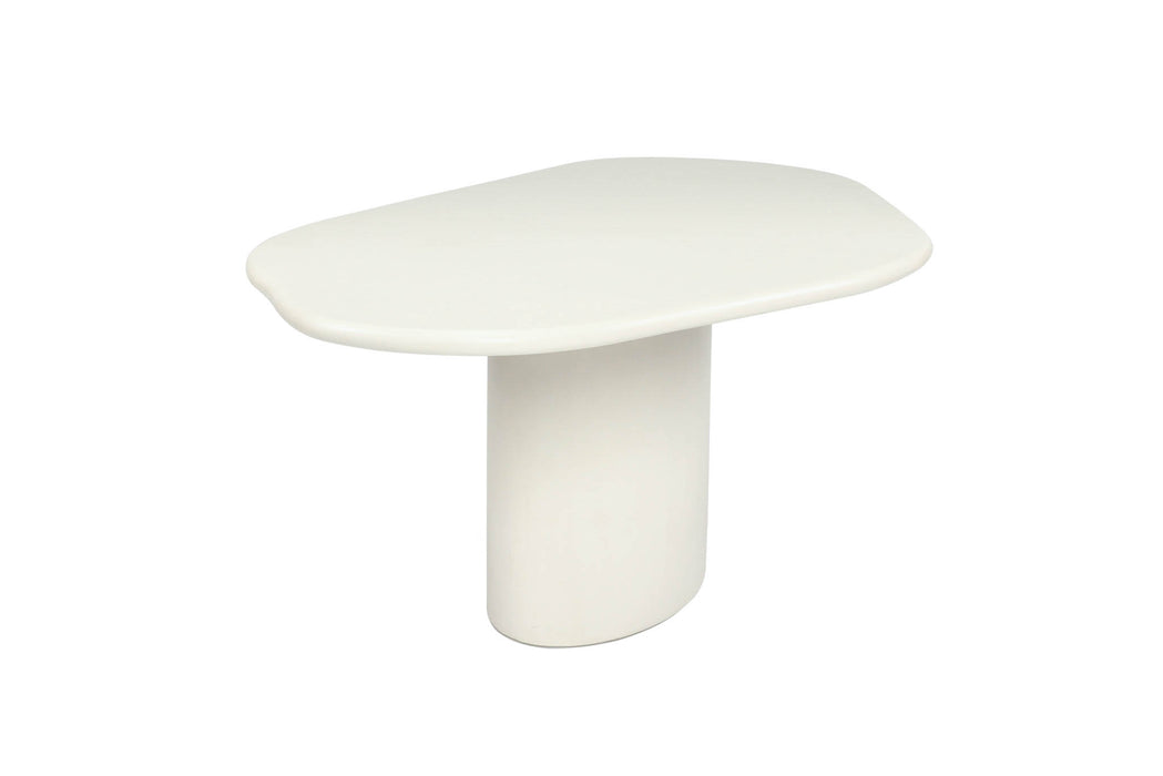 Lorenzo Organic Dining Table - 2.5m - Ivory - Ivory 250cm