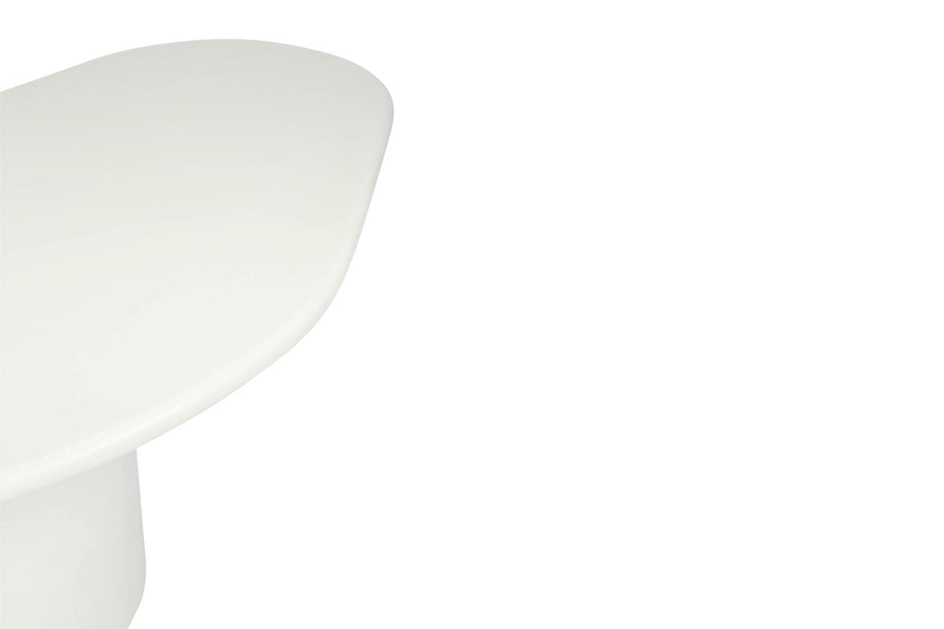 Lorenzo Organic Dining Table - 2.5m - Ivory - Ivory 250cm