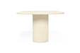 Lorenzo Oval Dining Table - 3m - Ivory - Ivory 300cm