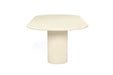 Lorenzo Oval Dining Table - 3m - Ivory - Ivory 300cm