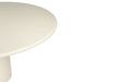 Lorenzo Round Dining Table - 140cm - Ivory - Ivory 140cm