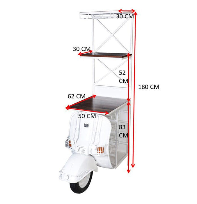 Vespa Look Scooter Bar