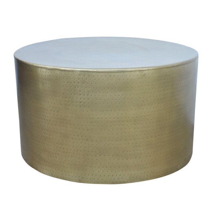 Gold Hammered Coffee Table
