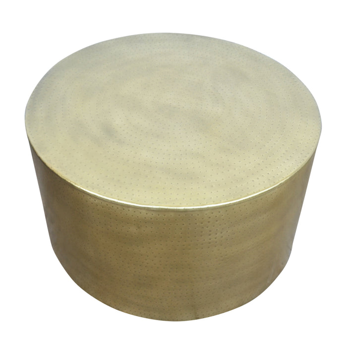 Gold Hammered Coffee Table