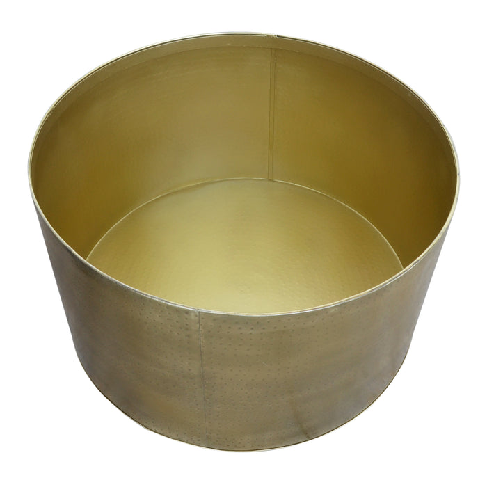 Gold Hammered Coffee Table