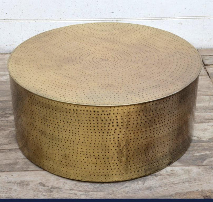 Gold Hammered Coffee Table