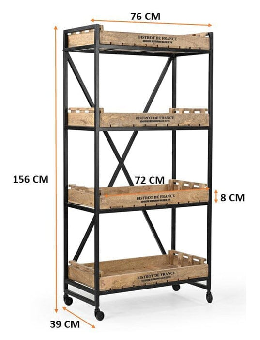 Bistrot De France Bookshelf