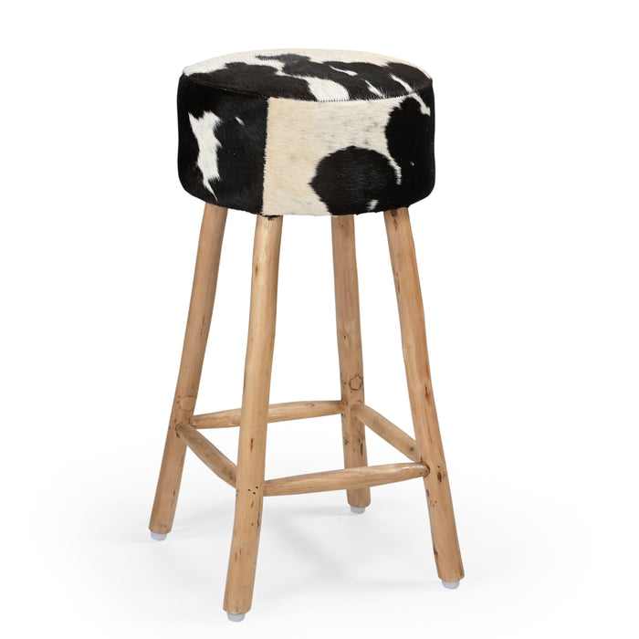 Cowhide Bar Stool