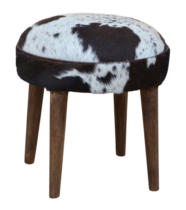 Short Cowhide Stool