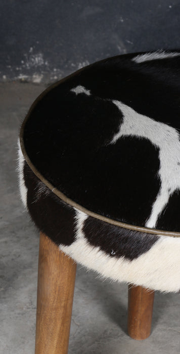 Short Cowhide Stool