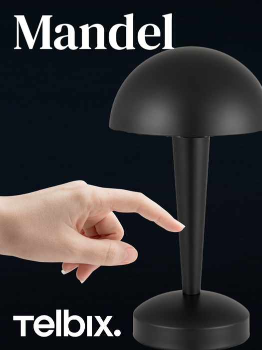 Mandel Touch Table Lamp - Black