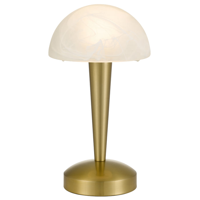 Mandel Touch Table Lamp - Antique Gold