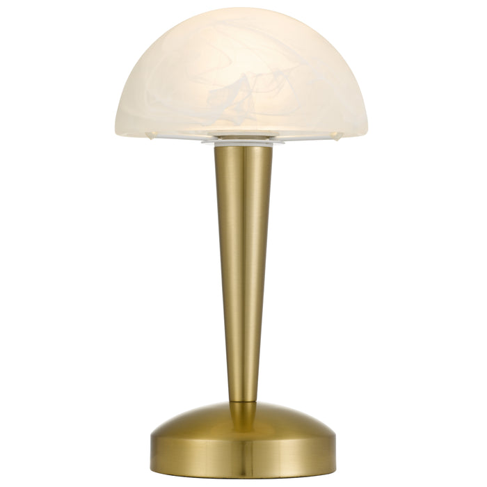 Mandel Touch Table Lamp - Antique Gold