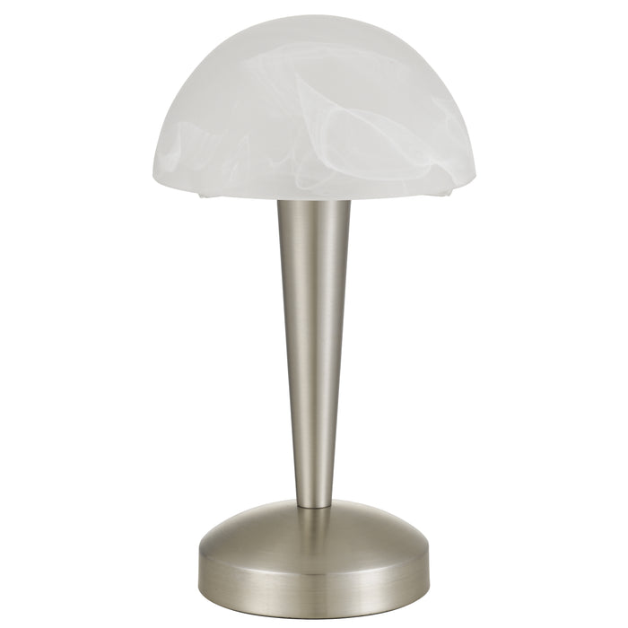 Mandel Touch Table Lamp - Nickel