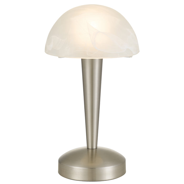 Mandel Touch Table Lamp - Nickel