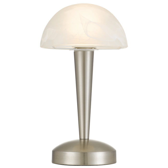 Mandel Touch Table Lamp - Nickel