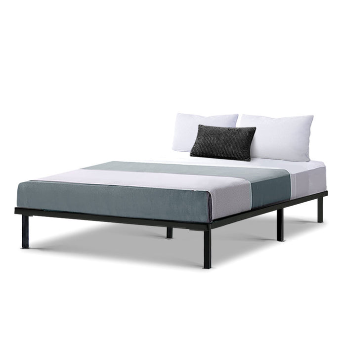 Artiss Bed Frame Double Size Metal Bed Frame TED