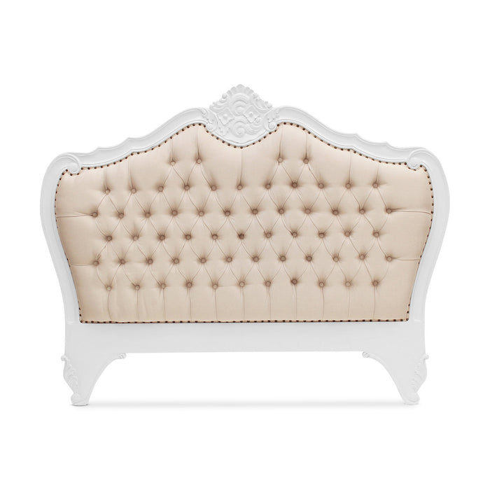 Louis Upholstered Headboard - King size - White