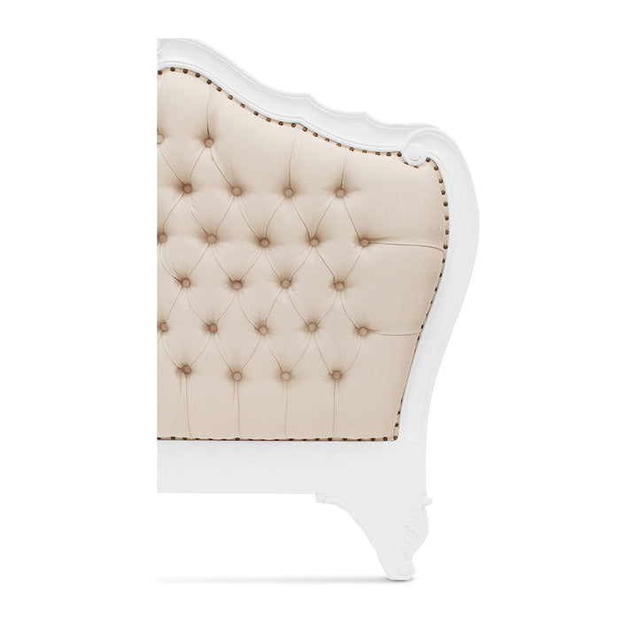 Louis Upholstered Headboard - King size - White