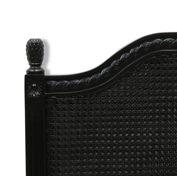 Marseille Rattan Headboard - Queen size - Weathered Oak