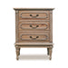 Marseille 3 Drawer Bedside - Weathered Oak